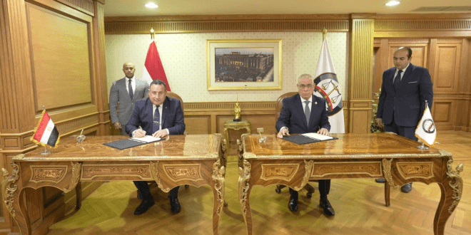 رئيس جامعة الإسكندرية مع النائب العام