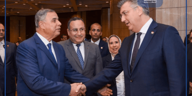 رئيس وزراء كرواتيا في مكتبة الإسكندرية