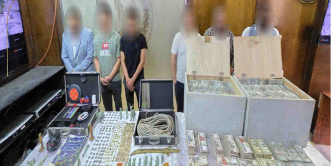 ضبط عصابة النصب على المواطنين بالأثار الفرعونية المزيفة