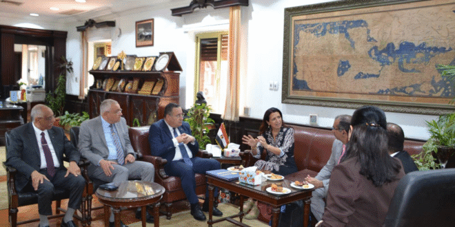 وفد أمريكي فى جامعة الإسكندرية