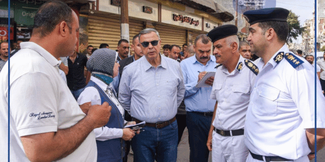محافظ الإسكندرية فى جولات فى الشوارع