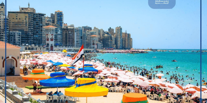 #شواطىء الإسكندرية فى العيد ##